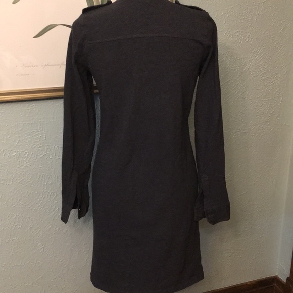 EUC J. Crew Dress, Charcoal, size S - Picture 3 of 4